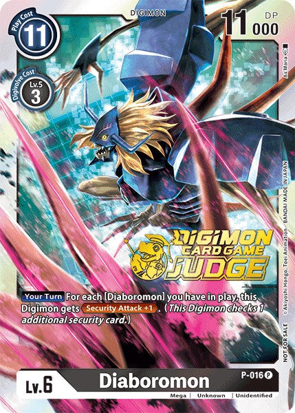 Diaboromon [P-016] (Judge Pack 1) [Promotional Cards] | Shuffle n Cut Hobbies & Games