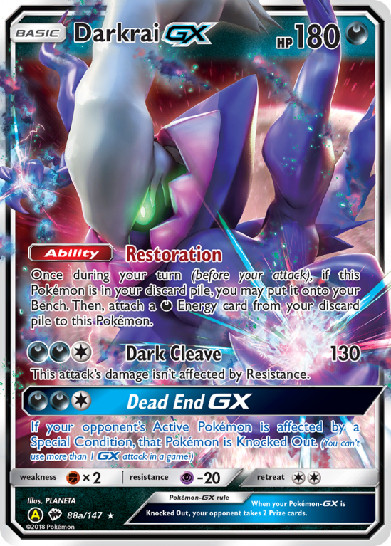 Darkrai GX (88a/147) [Alternate Art Promos] | Shuffle n Cut Hobbies & Games