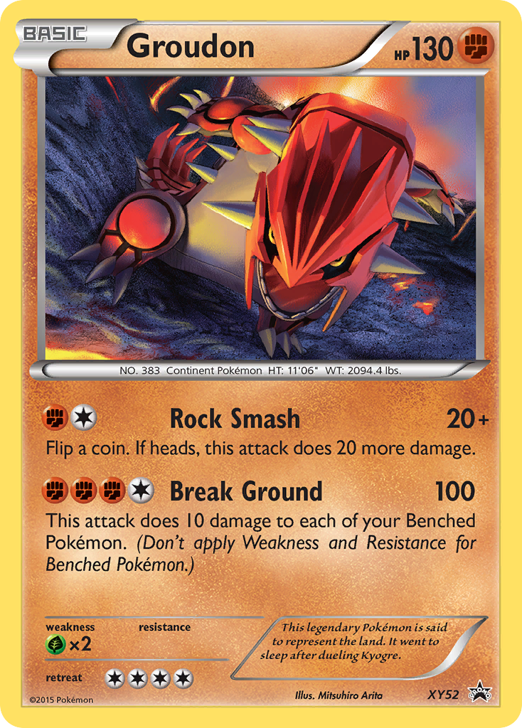 Groudon (XY52) [XY: Black Star Promos] | Shuffle n Cut Hobbies & Games