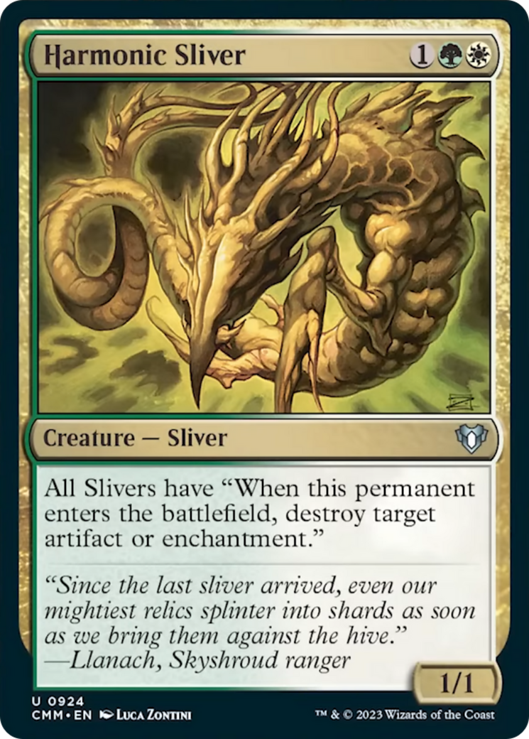 Harmonic Sliver [Commander Masters] | Shuffle n Cut Hobbies & Games