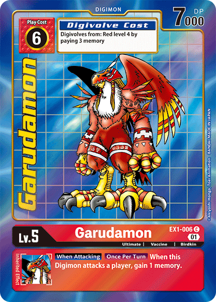 Garudamon [EX1-006] (Alternate Art) [Classic Collection] | Shuffle n Cut Hobbies & Games