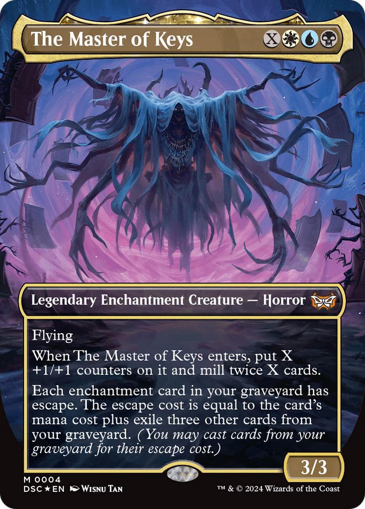 The Master of Keys (Borderless) [Duskmourn: House of Horror Commander] | Shuffle n Cut Hobbies & Games