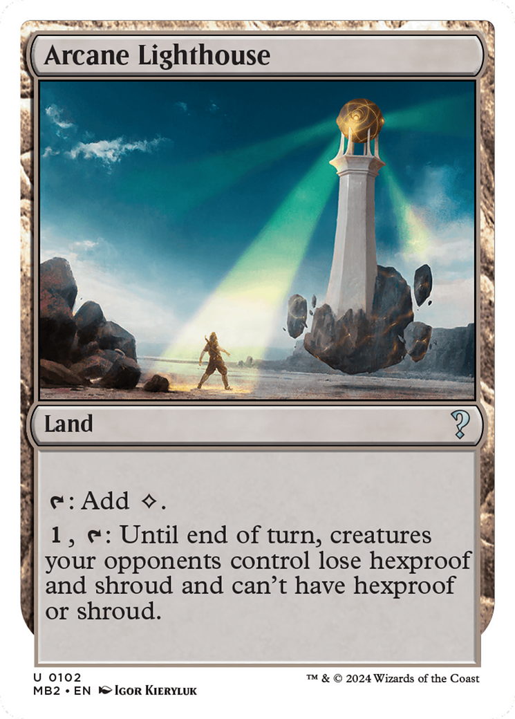 Arcane Lighthouse (White Border) [Mystery Booster 2] | Shuffle n Cut Hobbies & Games