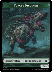 Fungus Dinosaur // Gnome Soldier Double-Sided Token [The Lost Caverns of Ixalan Tokens] | Shuffle n Cut Hobbies & Games