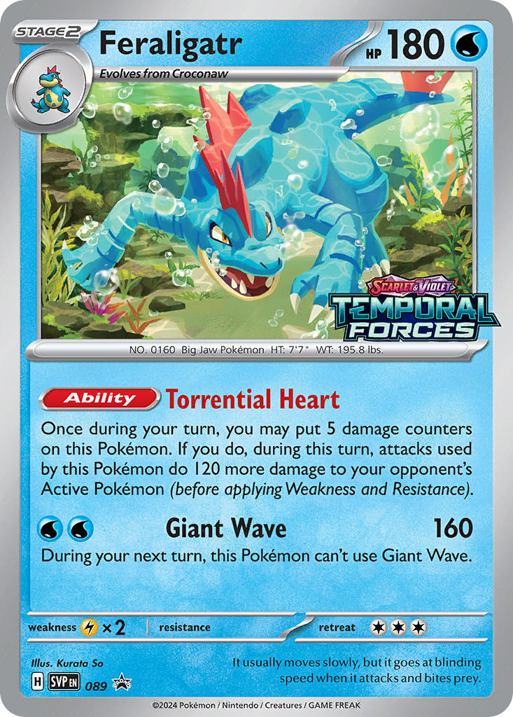 Feraligatr (089) [Scarlet & Violet: Black Star Promos] | Shuffle n Cut Hobbies & Games