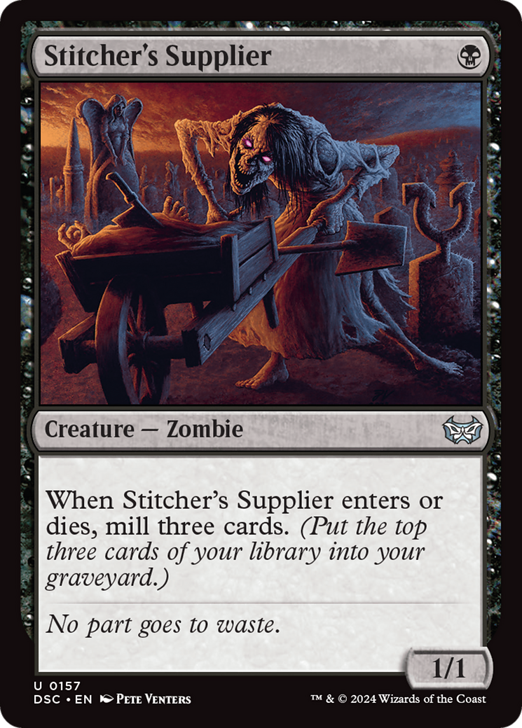 Stitcher's Supplier [Duskmourn: House of Horror Commander] | Shuffle n Cut Hobbies & Games