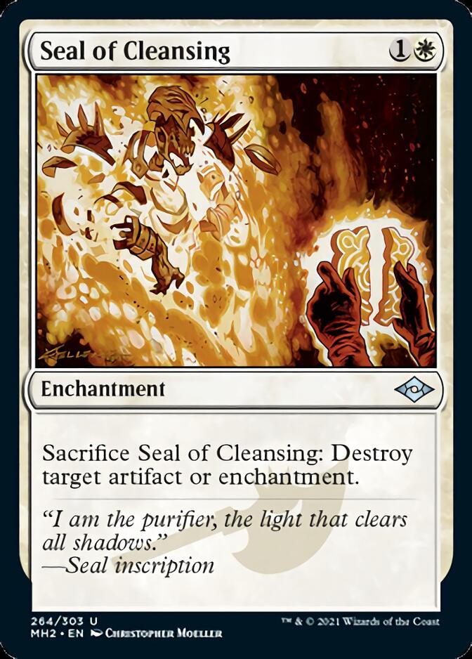 Seal of Cleansing (Foil Etched) [Modern Horizons 2] | Shuffle n Cut Hobbies & Games