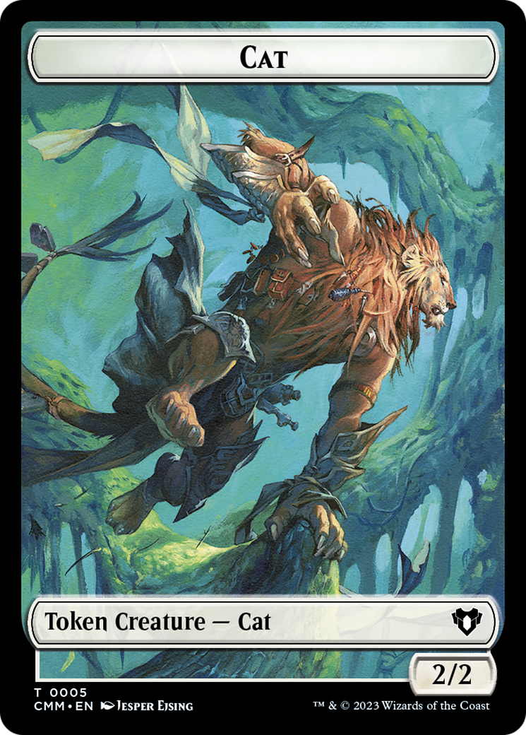 Cat Token (05) [Commander Masters Tokens] | Shuffle n Cut Hobbies & Games