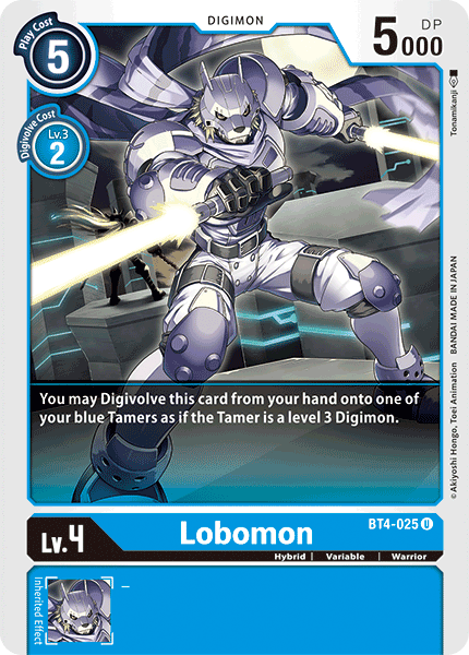 Lobomon [BT4-025] [Great Legend] | Shuffle n Cut Hobbies & Games