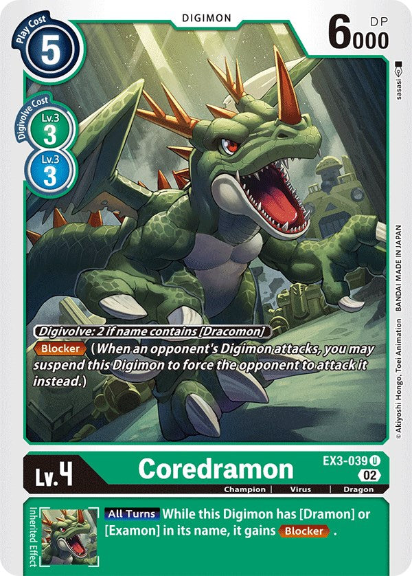 Coredramon [EX3-039] [Draconic Roar] | Shuffle n Cut Hobbies & Games