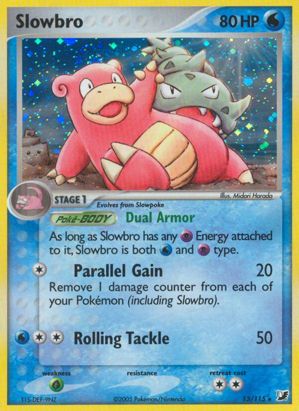 Slowbro (13/115) [EX: Unseen Forces] | Shuffle n Cut Hobbies & Games