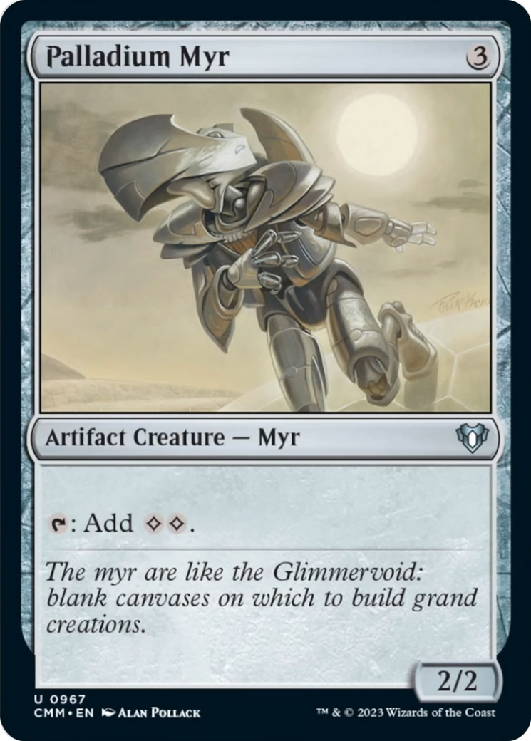 Palladium Myr [Commander Masters] | Shuffle n Cut Hobbies & Games