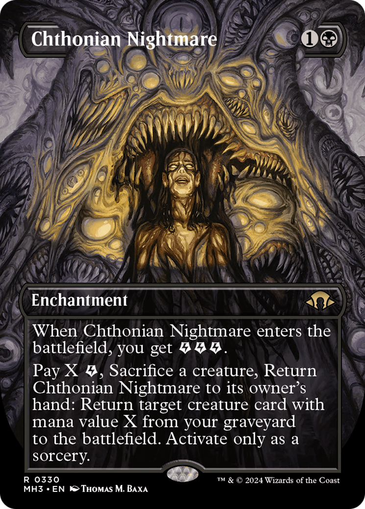 Chthonian Nightmare (Borderless) [Modern Horizons 3] | Shuffle n Cut Hobbies & Games