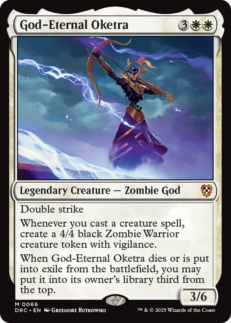 God-Eternal Oketra [Aetherdrift Commander] | Shuffle n Cut Hobbies & Games