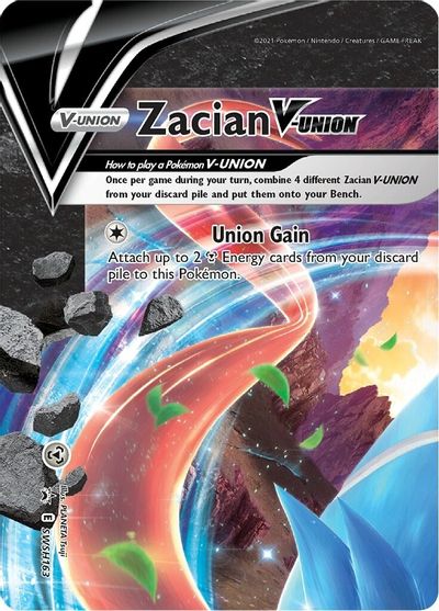 Zacian V-Union (SWSH163) [Sword & Shield: Black Star Promos] | Shuffle n Cut Hobbies & Games