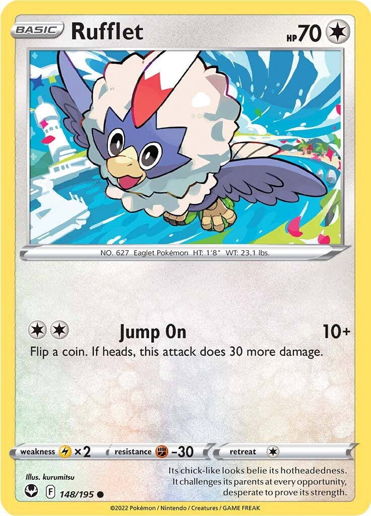 Rufflet (148/195) [Sword & Shield: Silver Tempest] | Shuffle n Cut Hobbies & Games