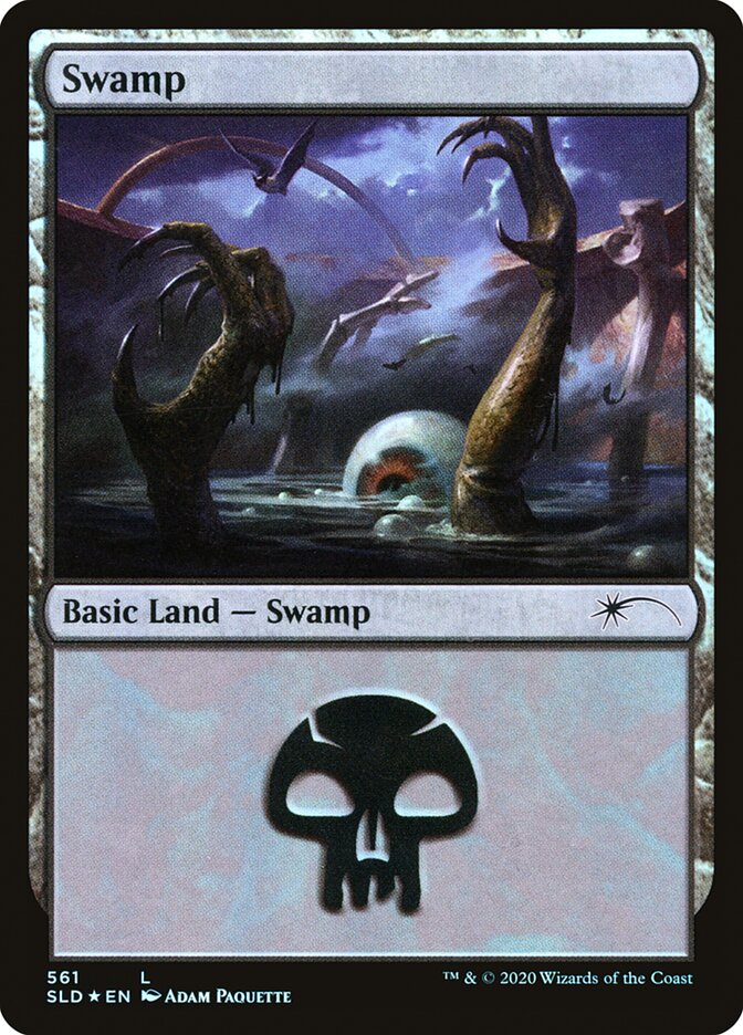 Swamp (Witchcraft) (561) [Secret Lair Drop Promos] | Shuffle n Cut Hobbies & Games