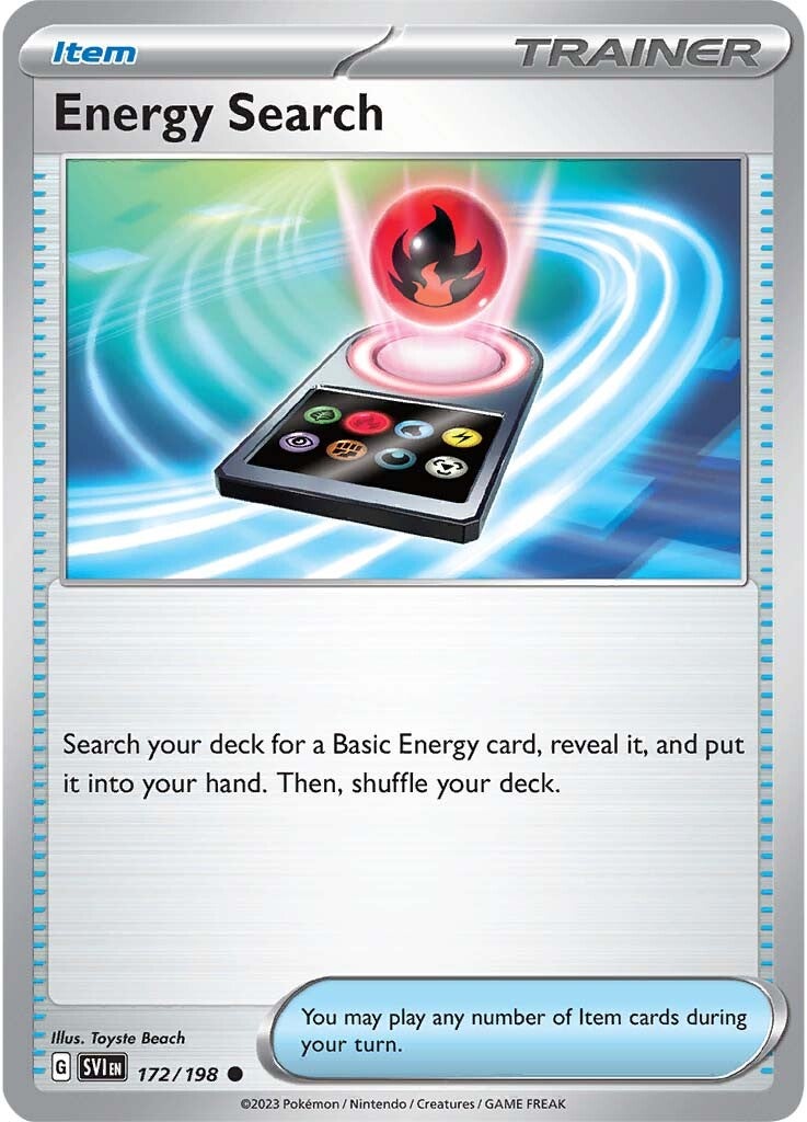 Energy Search (172/198) [Scarlet & Violet: Base Set] | Shuffle n Cut Hobbies & Games