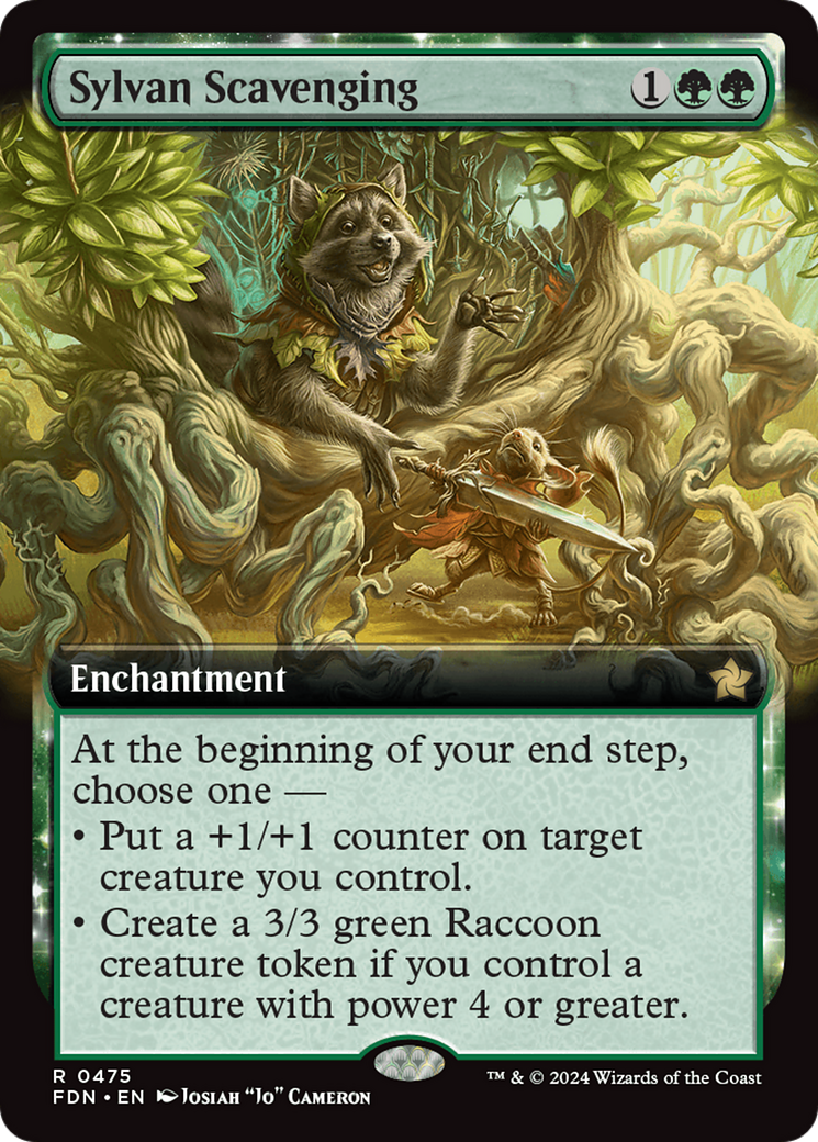 Sylvan Scavenging (Extended Art) [Foundations] | Shuffle n Cut Hobbies & Games