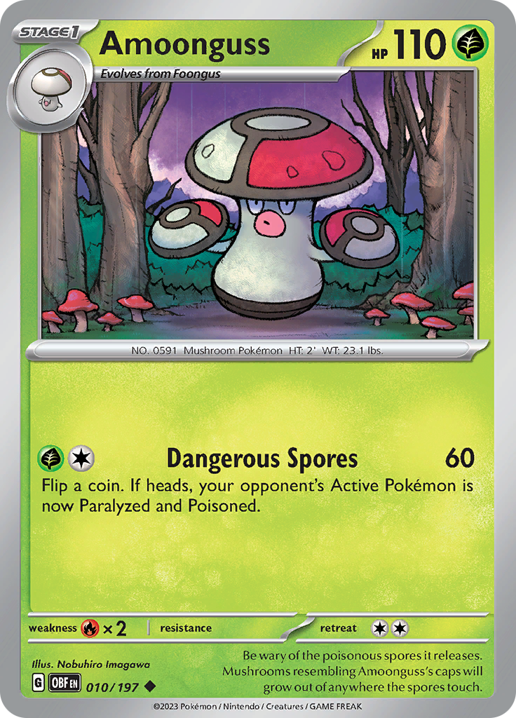 Amoonguss (010/197) [Scarlet & Violet: Obsidian Flames] | Shuffle n Cut Hobbies & Games