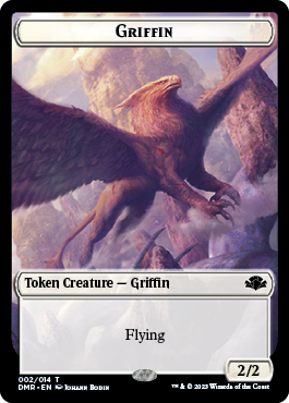 Griffin Token [Dominaria Remastered Tokens] | Shuffle n Cut Hobbies & Games