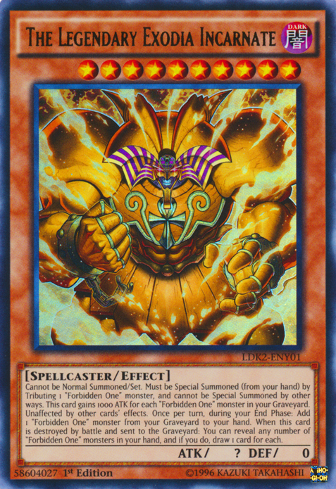 The Legendary Exodia Incarnate [LDK2-ENY01] Ultra Rare | Shuffle n Cut Hobbies & Games