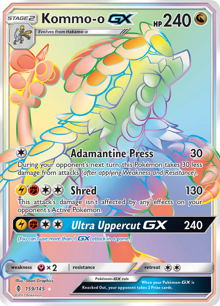 Kommo-o GX (159/145) [Sun & Moon: Guardians Rising] | Shuffle n Cut Hobbies & Games