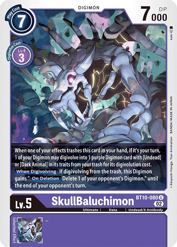 SkullBaluchimon [BT10-080] [Xros Encounter] | Shuffle n Cut Hobbies & Games