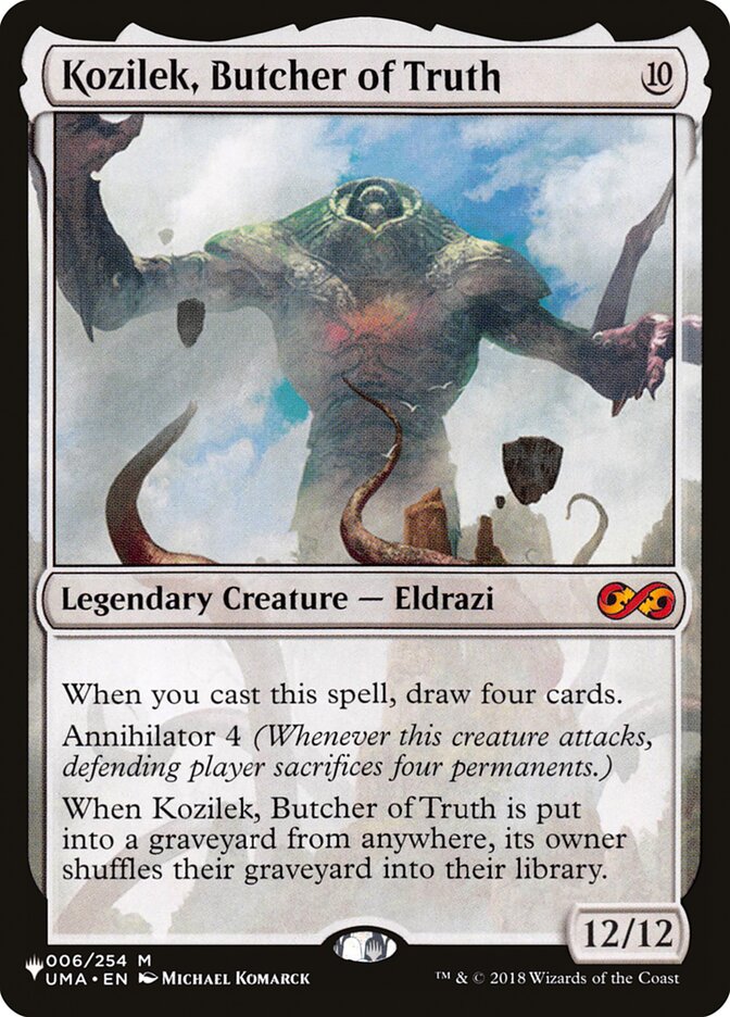 Kozilek, Butcher of Truth [The List] | Shuffle n Cut Hobbies & Games