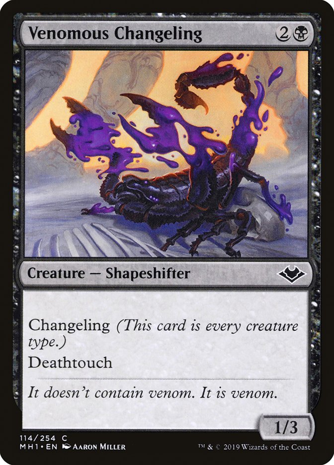 Venomous Changeling [Modern Horizons] | Shuffle n Cut Hobbies & Games