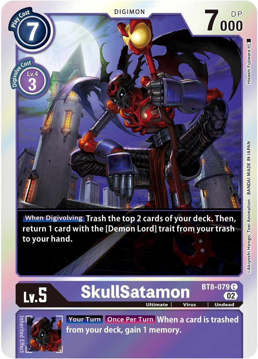 SkullSatamon [BT8-079] (Alternate Art) [Starter Deck: Beelzemon Advanced Deck Set] | Shuffle n Cut Hobbies & Games