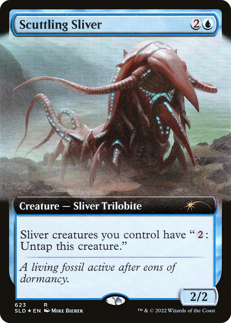 Scuttling Sliver (Extended Art) [Secret Lair Drop Promos] | Shuffle n Cut Hobbies & Games