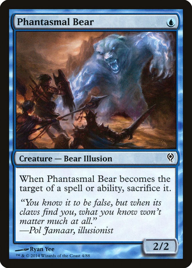 Phantasmal Bear [Duel Decks: Jace vs. Vraska] | Shuffle n Cut Hobbies & Games