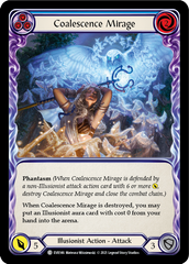 Coalescence Mirage (Blue) [EVR146] (Everfest)  1st Edition Rainbow Foil | Shuffle n Cut Hobbies & Games