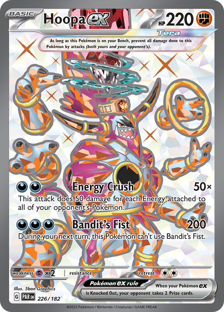 Hoopa ex (226/182) [Scarlet & Violet: Paradox Rift] | Shuffle n Cut Hobbies & Games