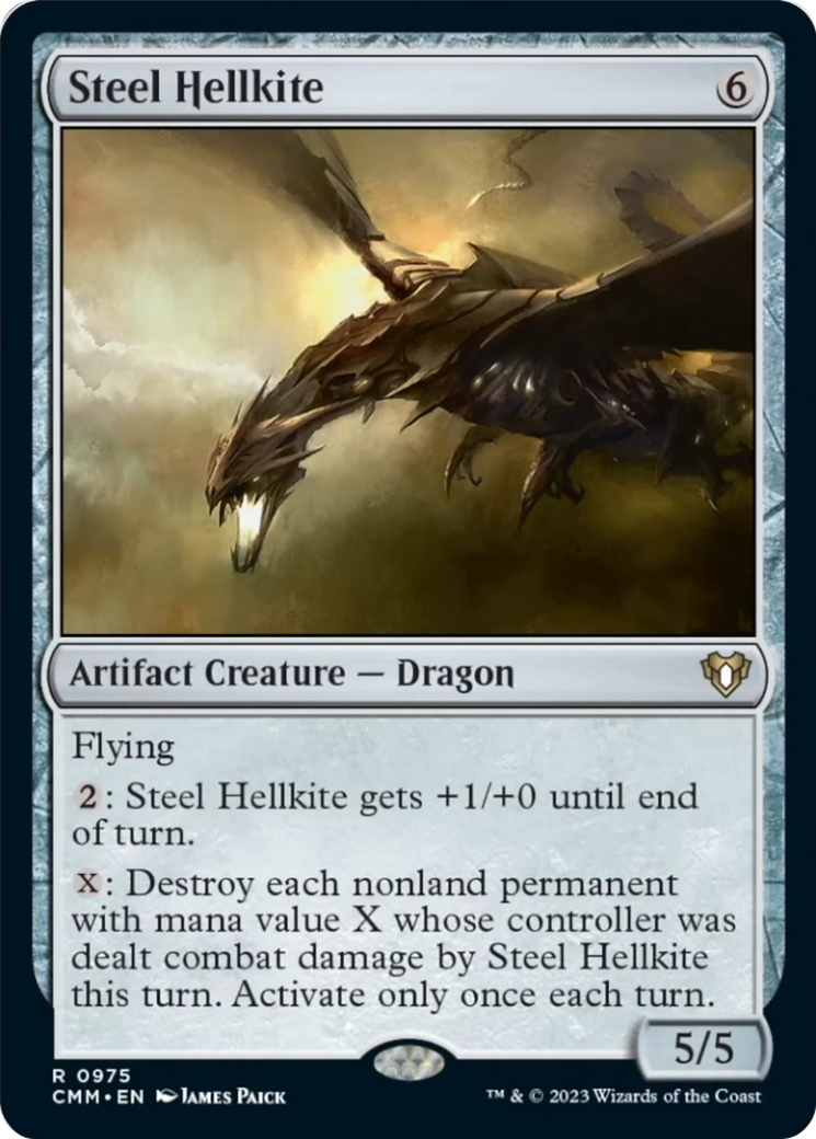 Steel Hellkite [Commander Masters] | Shuffle n Cut Hobbies & Games