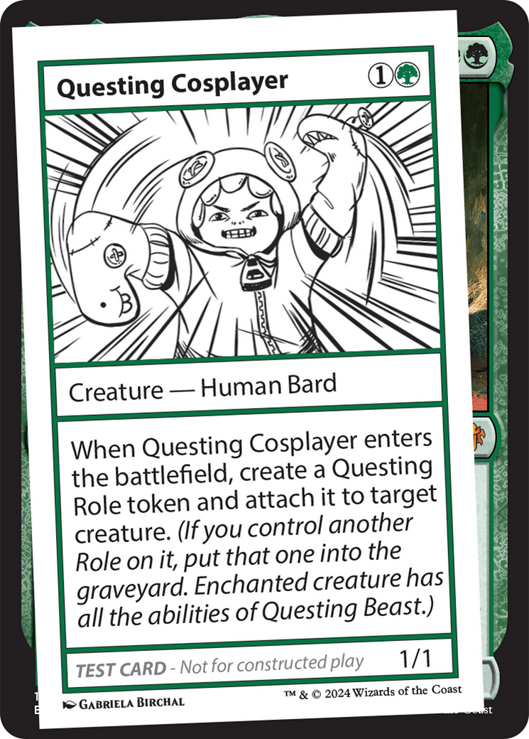 Questing Cosplayer [Mystery Booster 2 Playtest Cards] | Shuffle n Cut Hobbies & Games