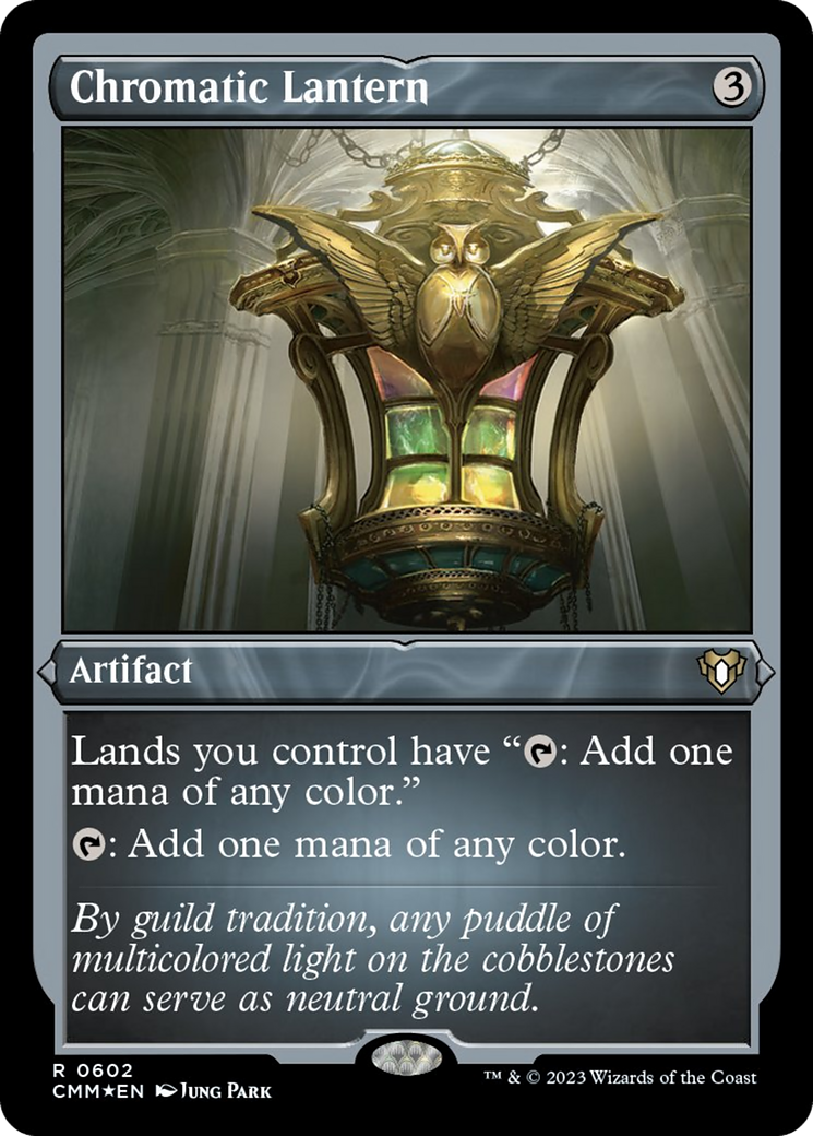 Chromatic Lantern (Foil Etched) [Commander Masters] | Shuffle n Cut Hobbies & Games