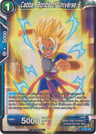 Cabba, Bonds of Universe 6 (Shop Tournament: Assault of Saiyans) (P-127) [Promotion Cards] | Shuffle n Cut Hobbies & Games