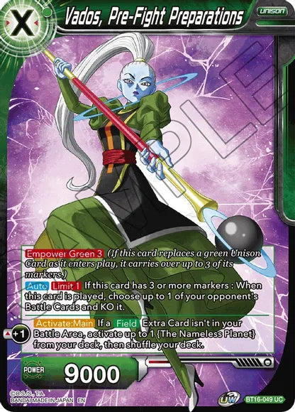 Vados, Pre-Fight Preparations (BT16-049) [Realm of the Gods] | Shuffle n Cut Hobbies & Games