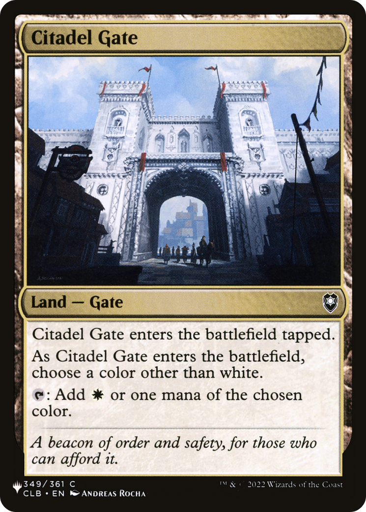 Citadel Gate [The List] | Shuffle n Cut Hobbies & Games