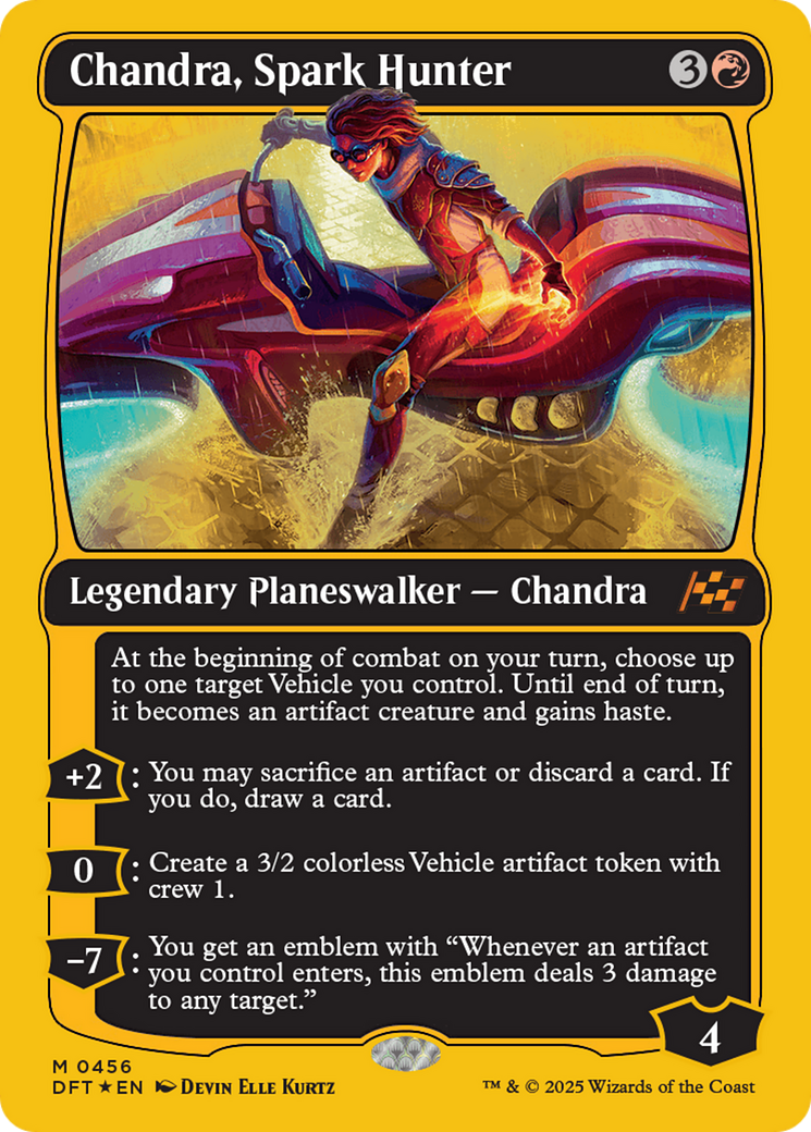 Chandra, Spark Hunter (First-Place Foil) [Aetherdrift] | Shuffle n Cut Hobbies & Games