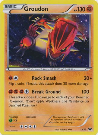 Groudon (XY52) (Jumbo Card) [XY: Black Star Promos] | Shuffle n Cut Hobbies & Games