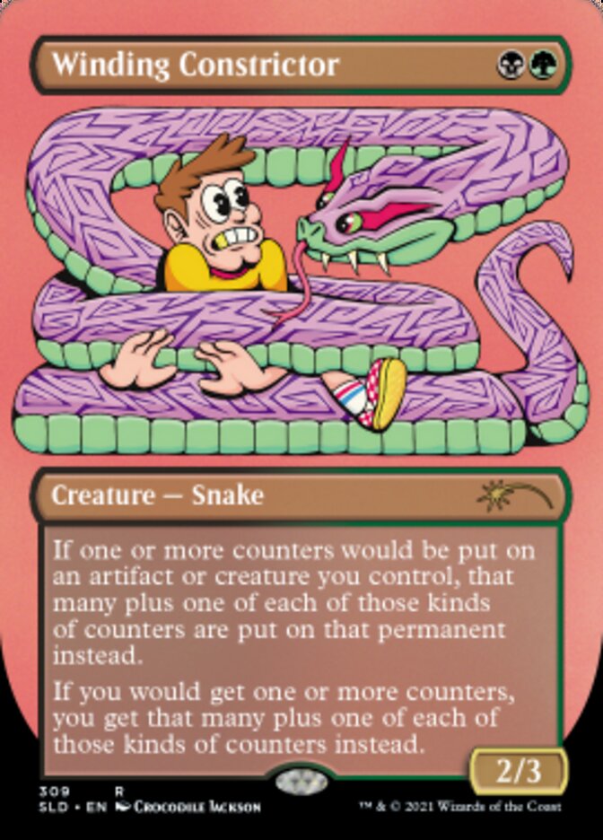 Winding Constrictor (Borderless) [Secret Lair Drop Series] | Shuffle n Cut Hobbies & Games