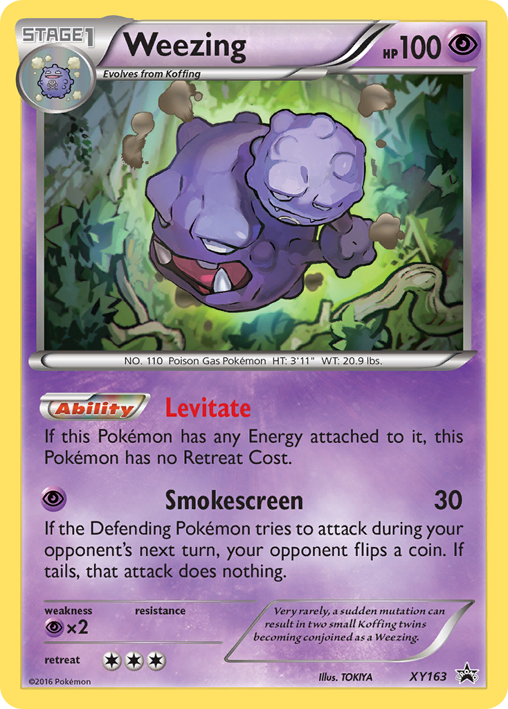 Weezing (XY163) [XY: Black Star Promos] | Shuffle n Cut Hobbies & Games