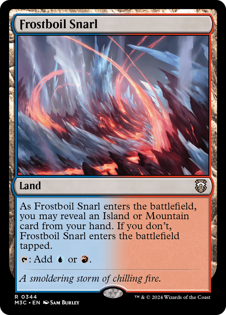 Frostboil Snarl (Ripple Foil) [Modern Horizons 3 Commander] | Shuffle n Cut Hobbies & Games