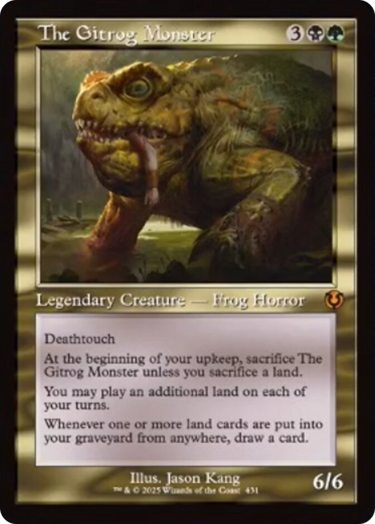 The Gitrog Monster (Retro Frame) [Innistrad Remastered] | Shuffle n Cut Hobbies & Games