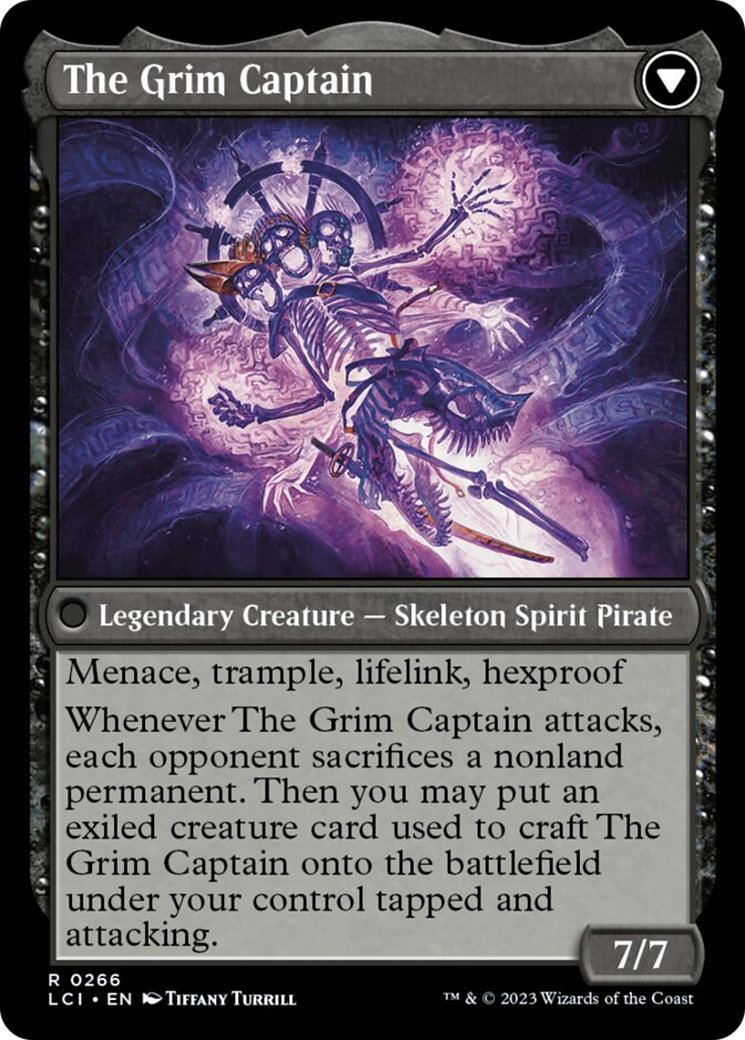 Throne of the Grim Captain // The Grim Captain [The Lost Caverns of Ixalan] | Shuffle n Cut Hobbies & Games