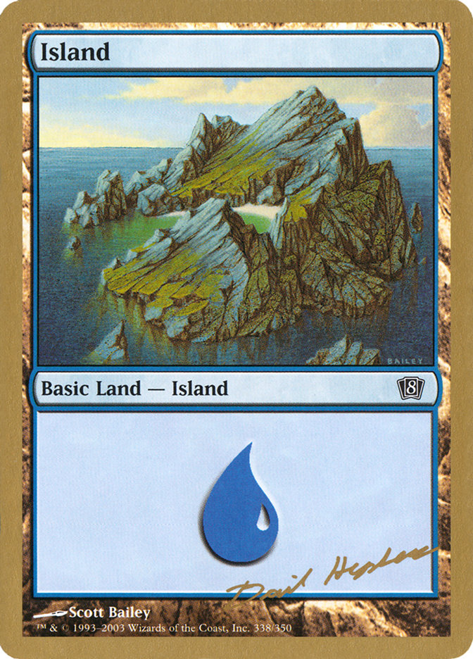 Island (dh338) (Dave Humpherys) [World Championship Decks 2003] | Shuffle n Cut Hobbies & Games