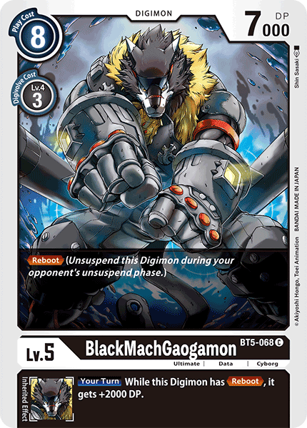 BlackMachGaogamon [BT5-068] [Battle of Omni] | Shuffle n Cut Hobbies & Games